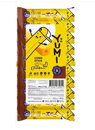 Yumi BBQ Chicken Corn Stick – 8.5g x 20 sticks